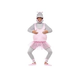 Smiffys Ballerina Hippo Costume,Pink,One Size
